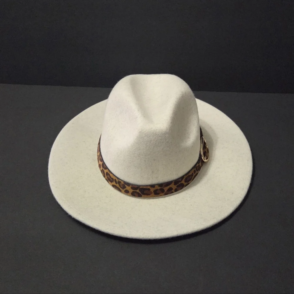 Altar'd State Leopard Belted Wool Hat - Picture 4 of 16